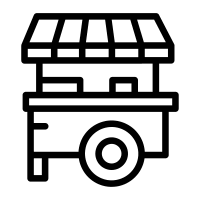 Stainless Steel Food Carts with Bain Marie, warming and cooling facilities