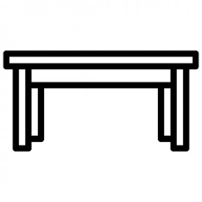 Black Coffee Table - Rectangular
